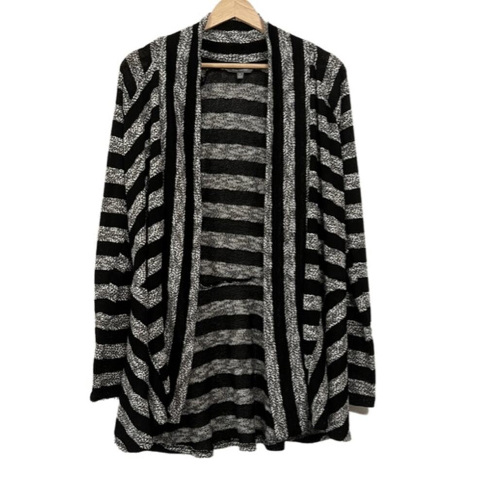 Daisy Fuentes Striped Flyaway Cardigan